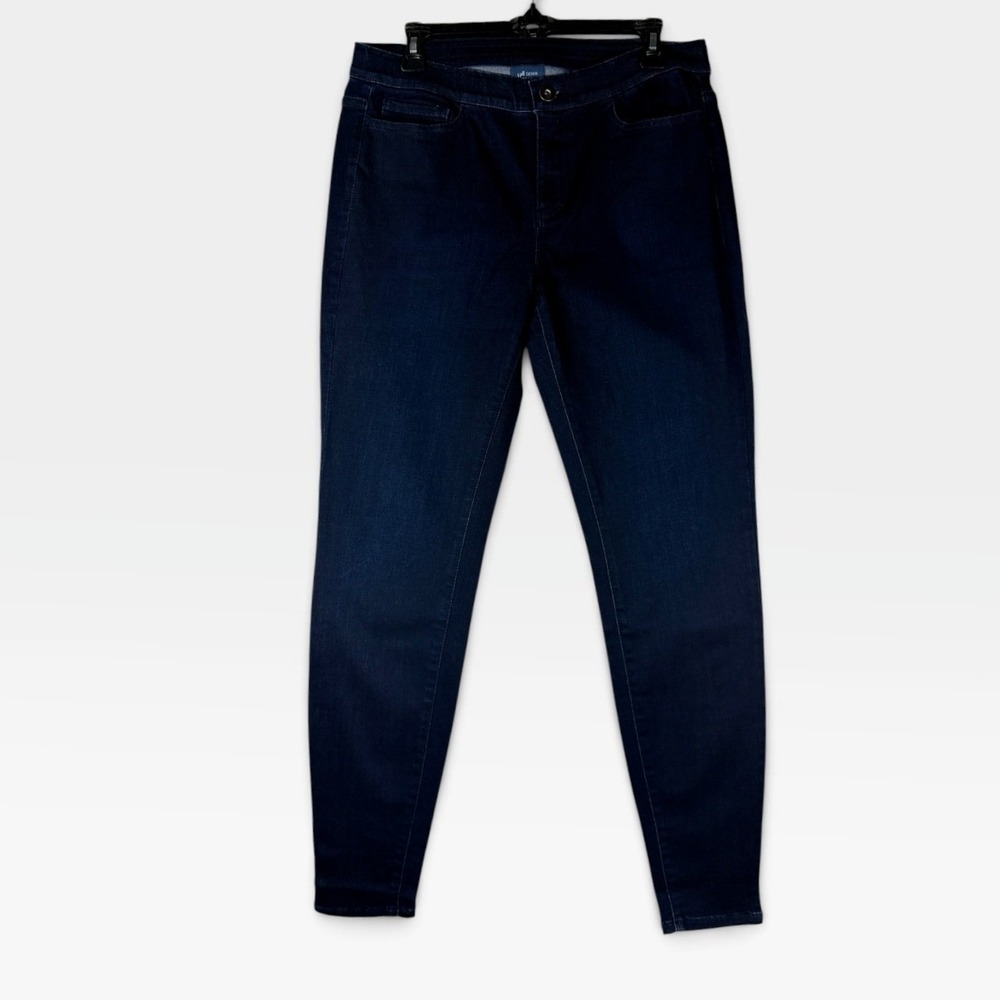 Soft Surroundings 5-Pocket Leggings Womens 10 Tall Dark Wash Skinny NWOT